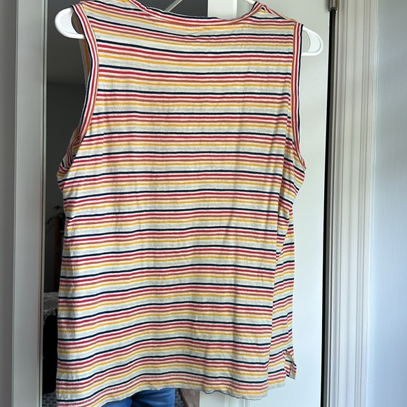Madewell striped sleeveless t-shirt - Picture 3 of 3